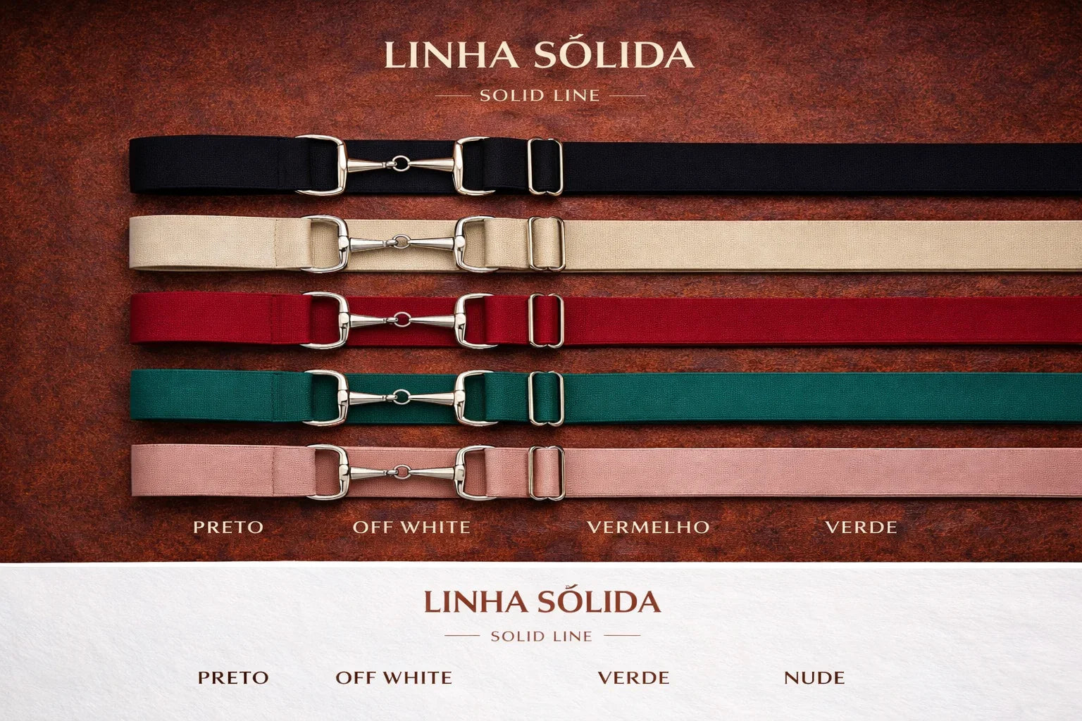 Cinto Hipismo Losama Elástico | Ajustável com Bridão Metálico