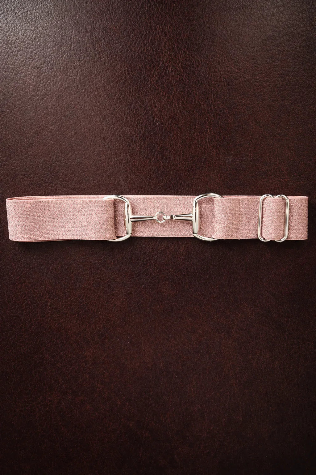 Cinto Hipismo Losama Glitter | Elástico Ajustável com Bridão Prateado