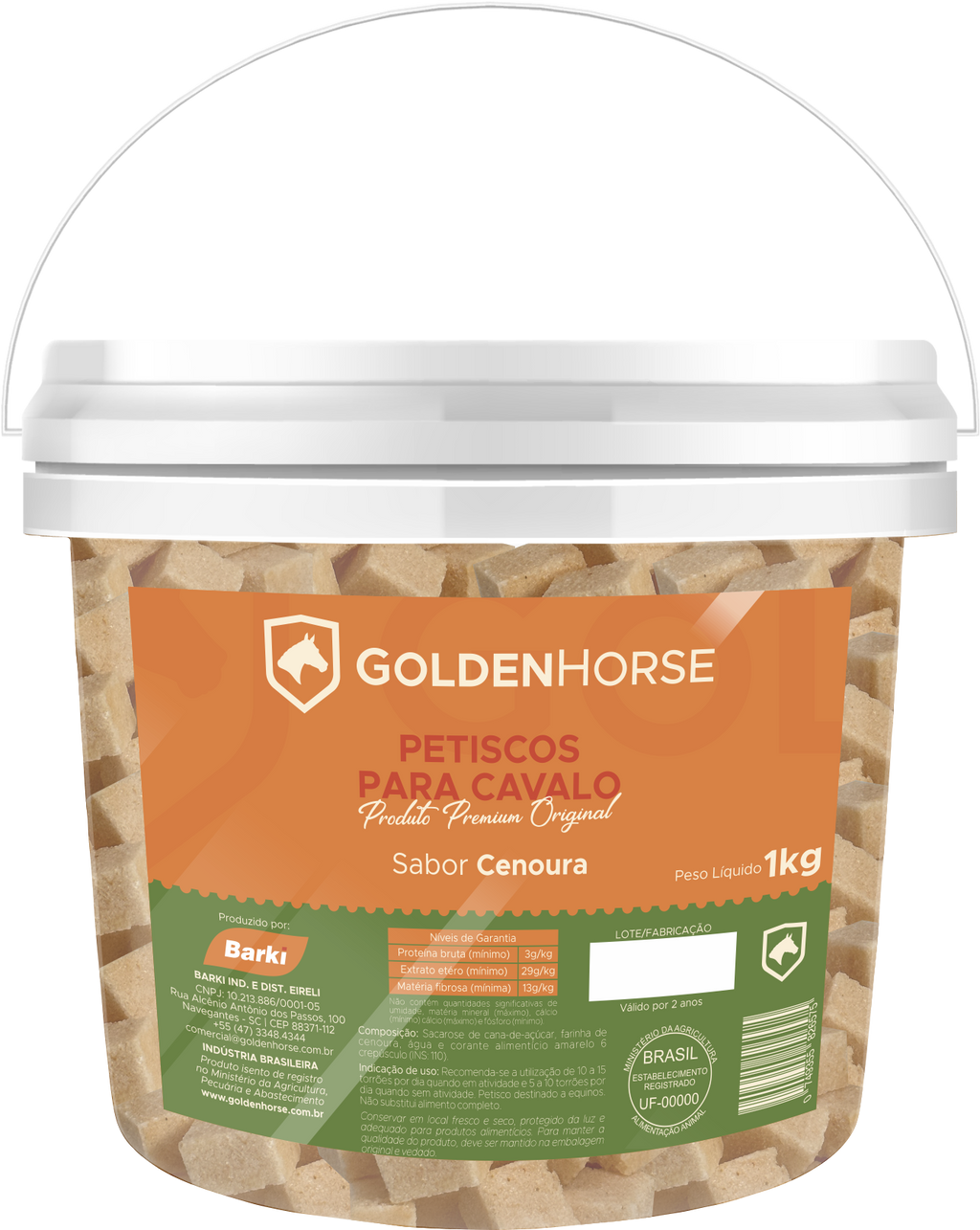 Açúcar para cavalo em cubos vários sabores 1kg