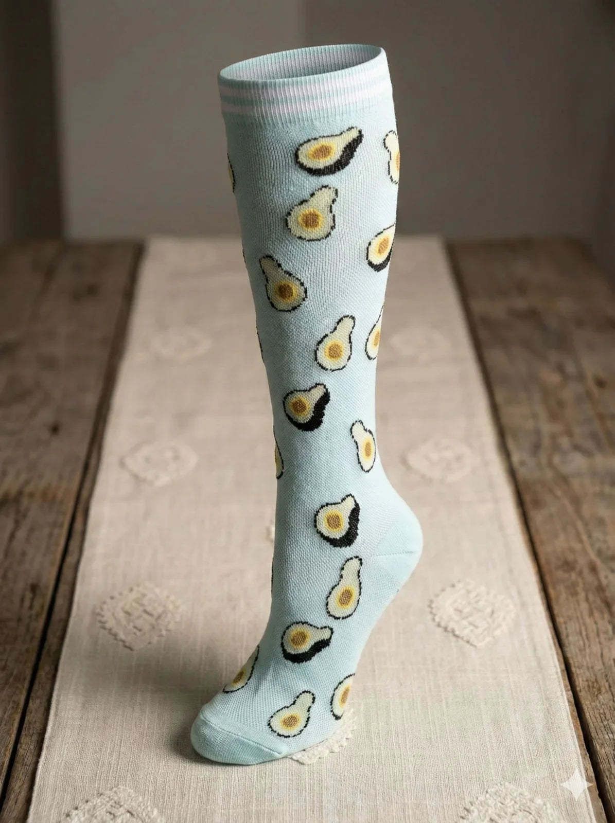 Meia de Hipismo Losama Avocado Verde | Cano Longo para Montaria