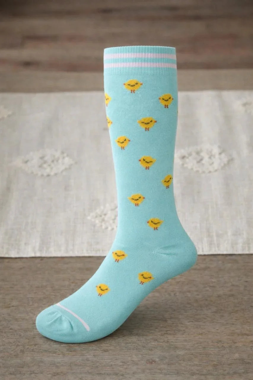 Meia de Hipismo Losama Chick Verde | Cano Longo para Montaria